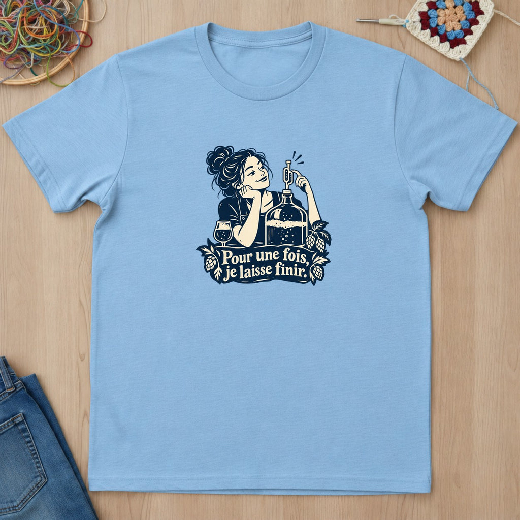 T-shirt mockup — Light Blue