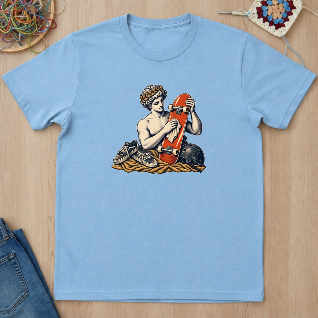 T-shirt mockup — Light Blue
