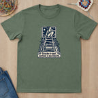T-shirt mockup — Military Green