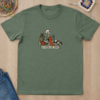 T-shirt mockup — Military Green