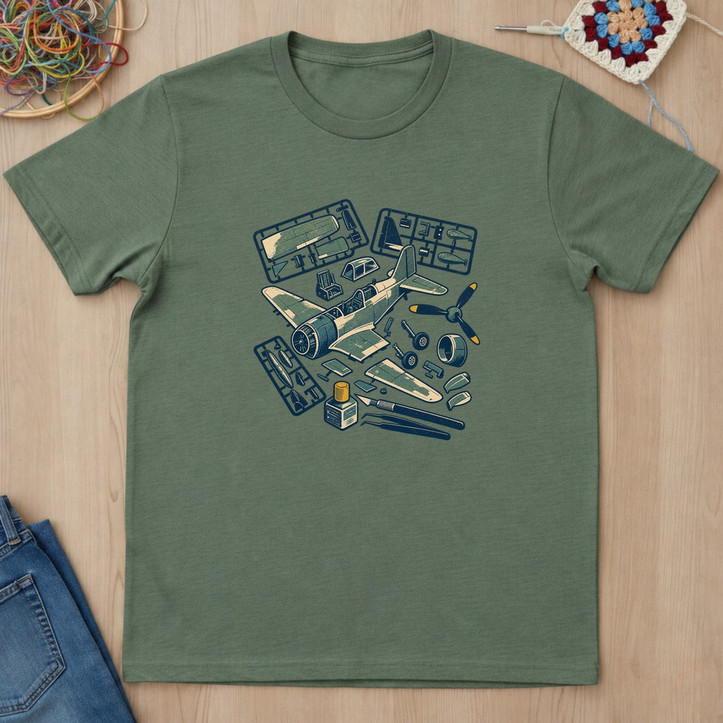 T-shirt mockup — Military Green