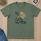 T-shirt mockup — Military Green