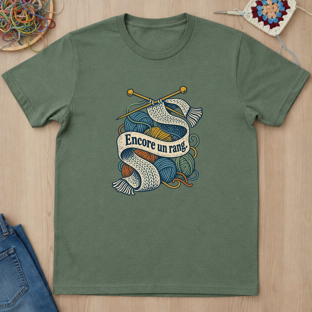 T-shirt mockup — Military Green