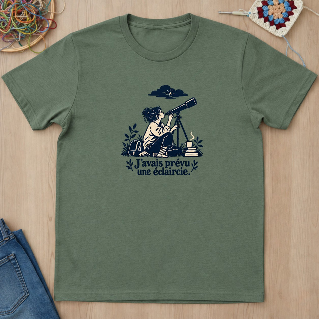 T-shirt mockup — Military Green
