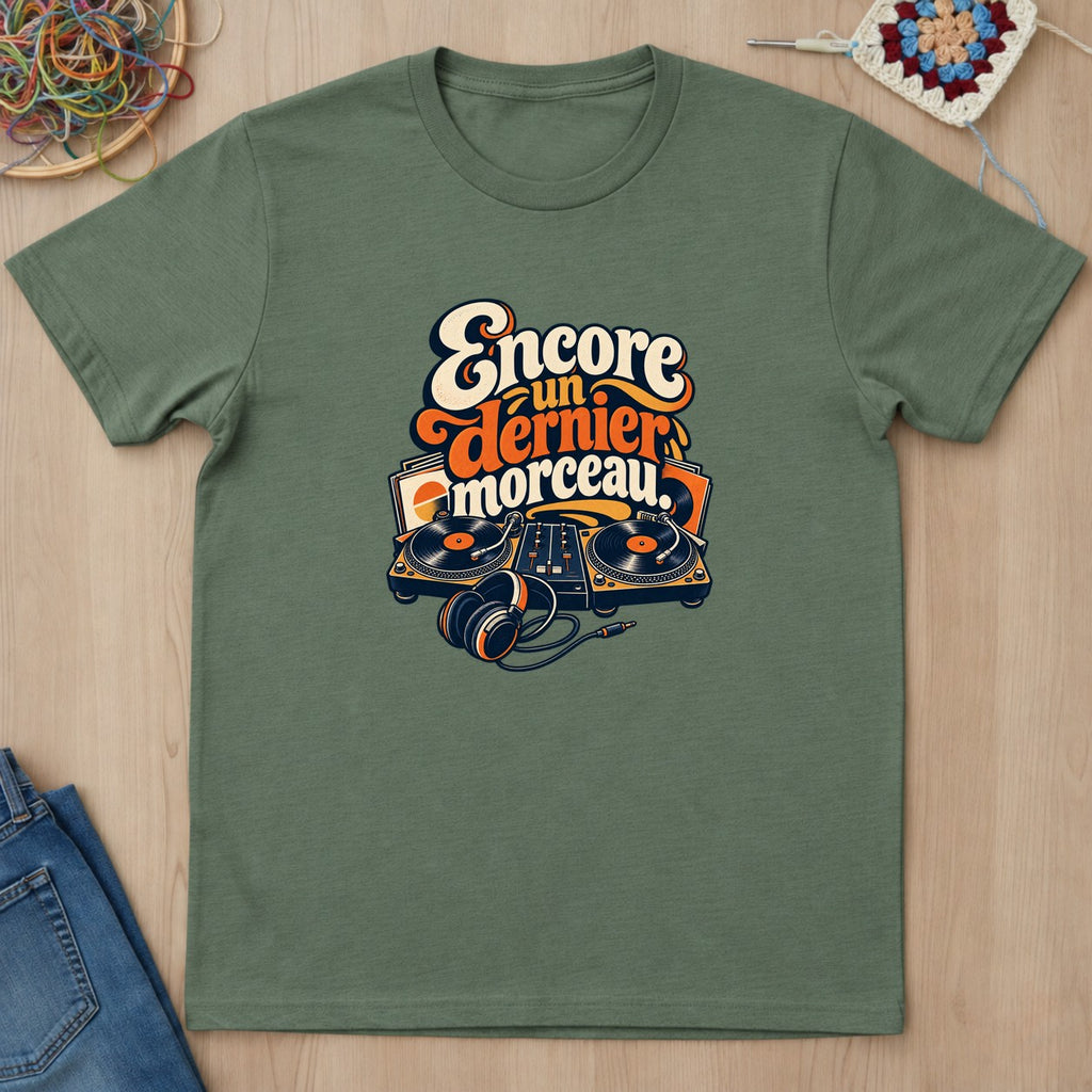 T-shirt mockup — Military Green