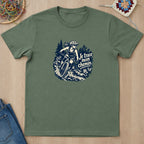 T-shirt mockup — Military Green