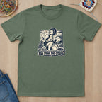 T-shirt mockup — Military Green