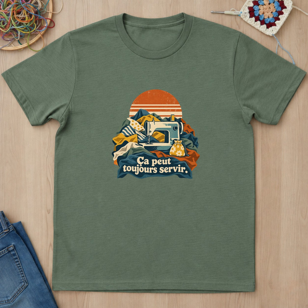 T-shirt mockup — Military Green