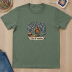T-shirt mockup — Military Green