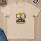 T-shirt mockup — Natural