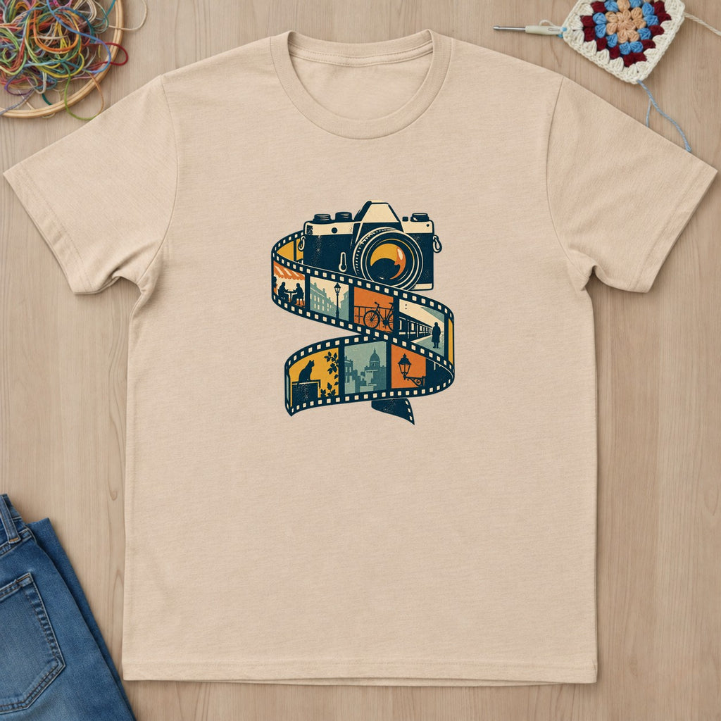 T-shirt mockup — Natural