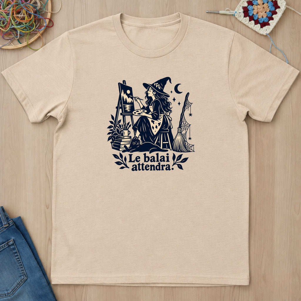 T-shirt mockup — Natural