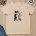 T-shirt mockup — Natural