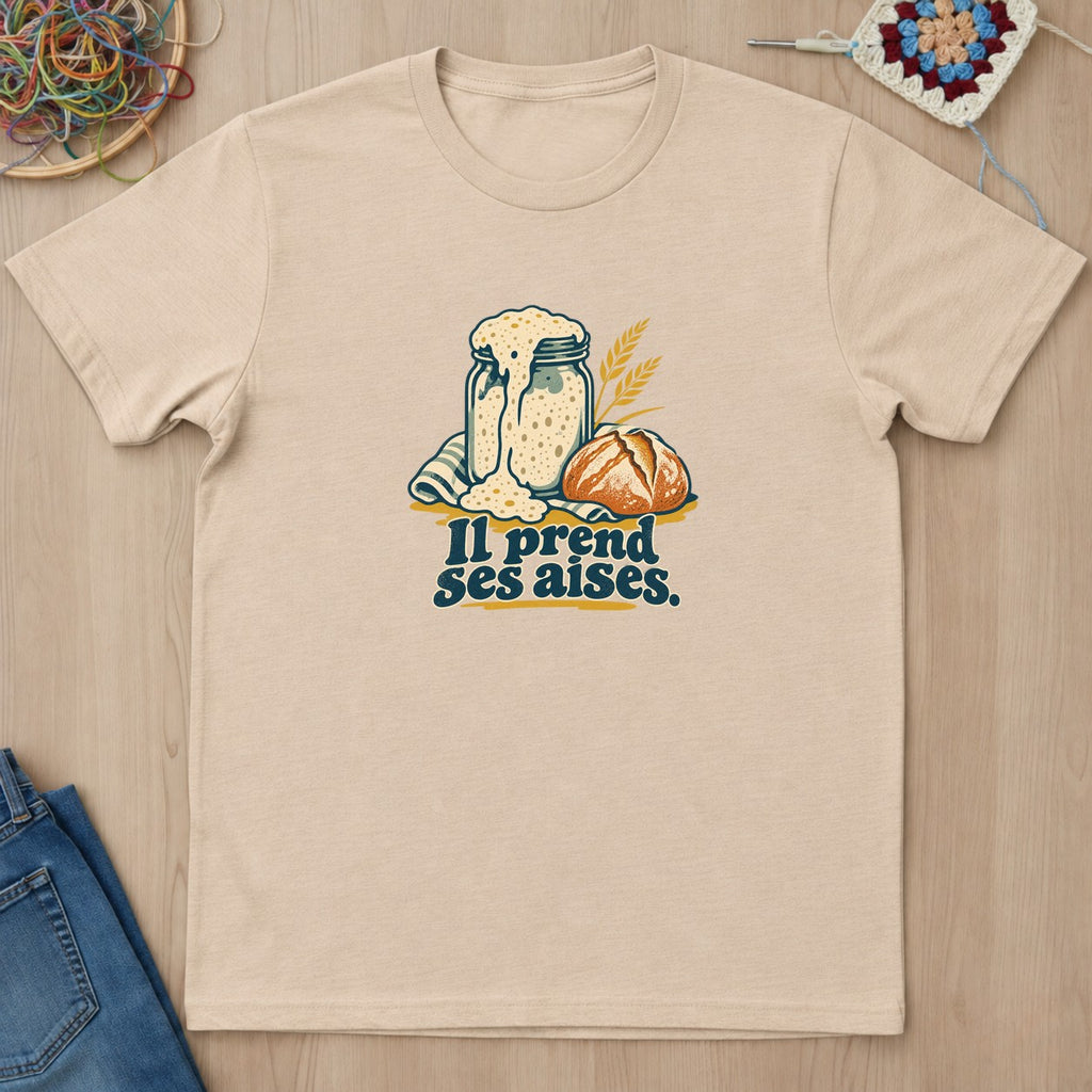 T-shirt mockup — Natural