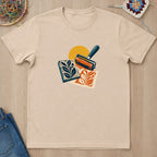 T-shirt mockup — Natural