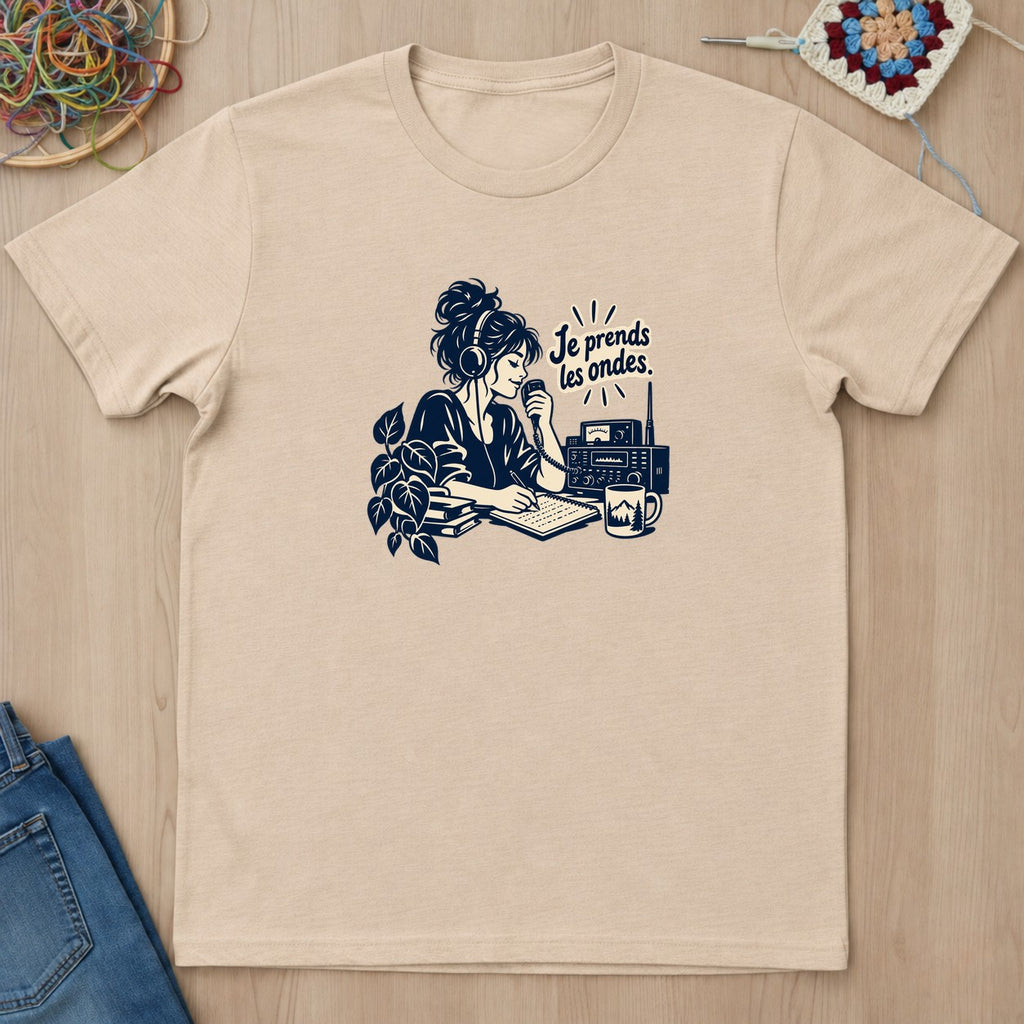 T-shirt mockup — Natural