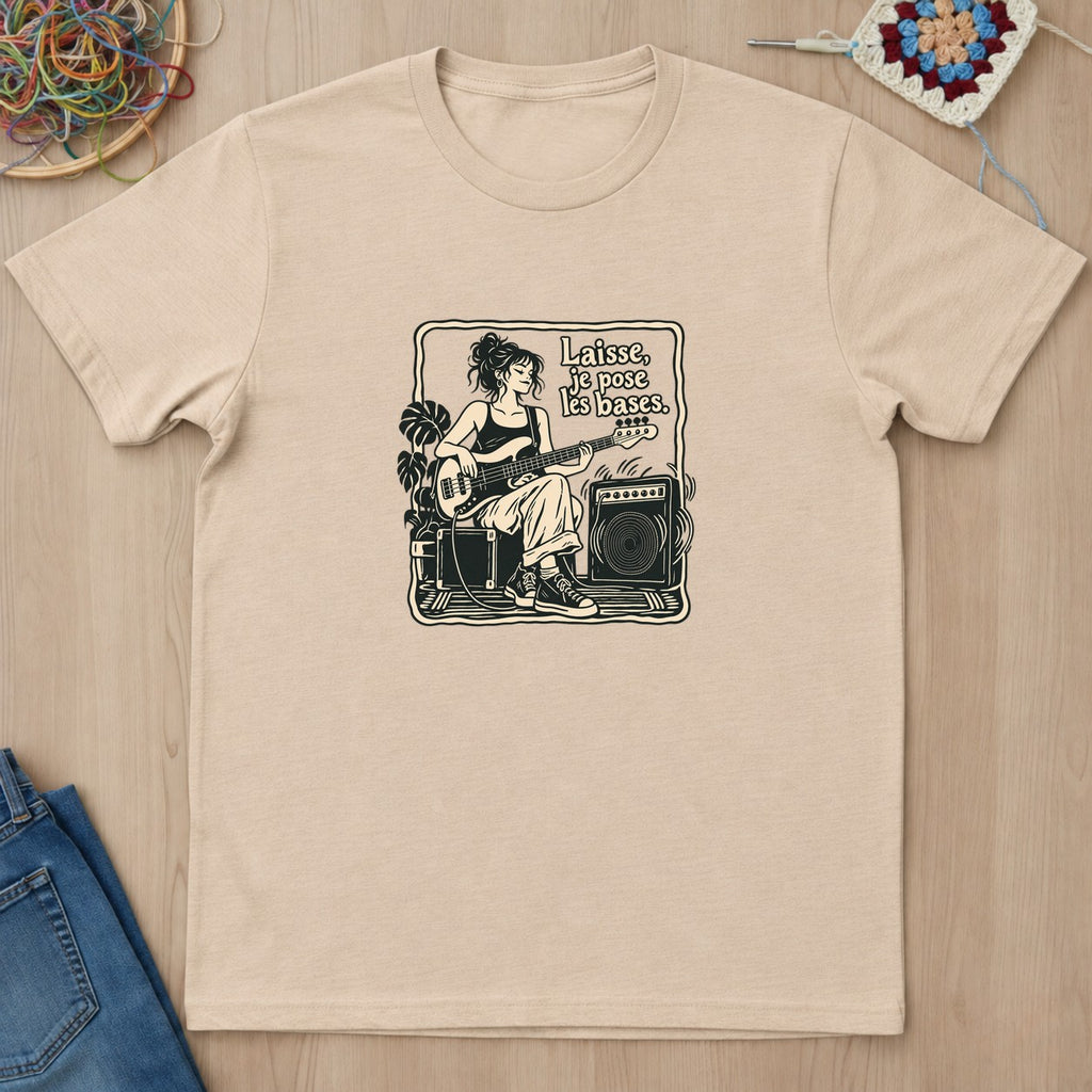 T-shirt mockup — Natural