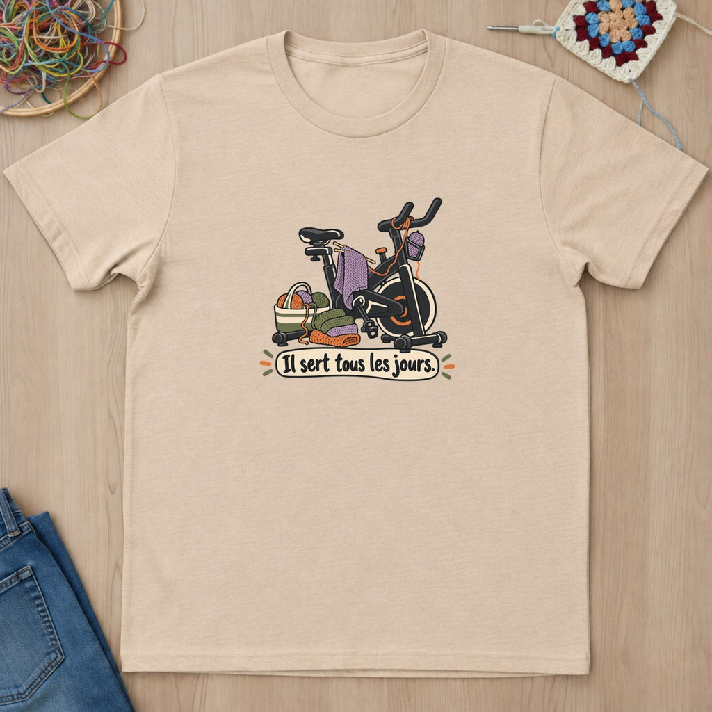 T-shirt mockup — Natural