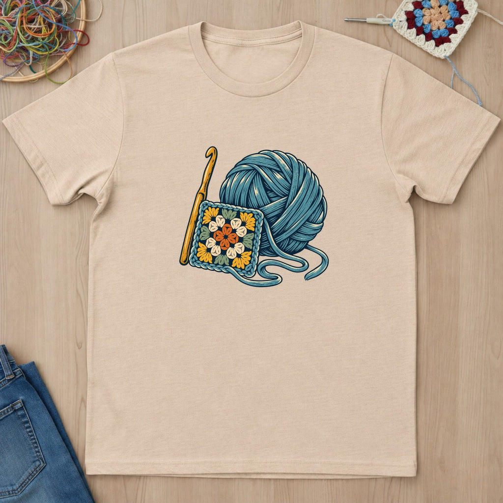 T-shirt mockup — Natural