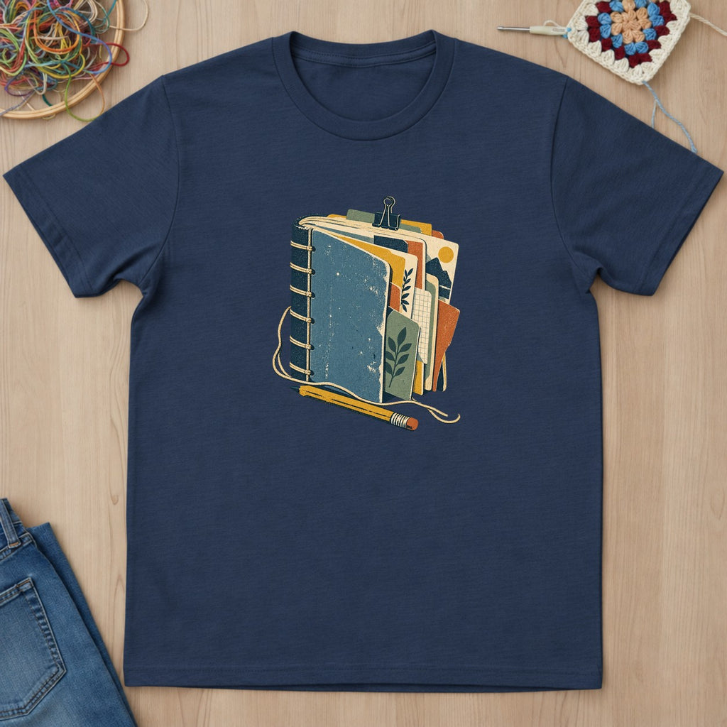 T-shirt mockup — Navy