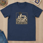 T-shirt mockup — Navy