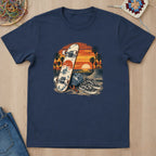 T-shirt mockup — Navy