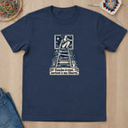 T-shirt mockup — Navy