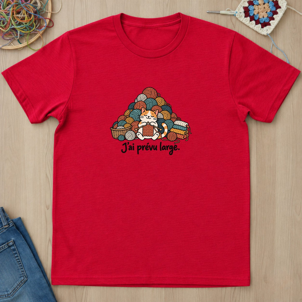 T-shirt mockup — Red