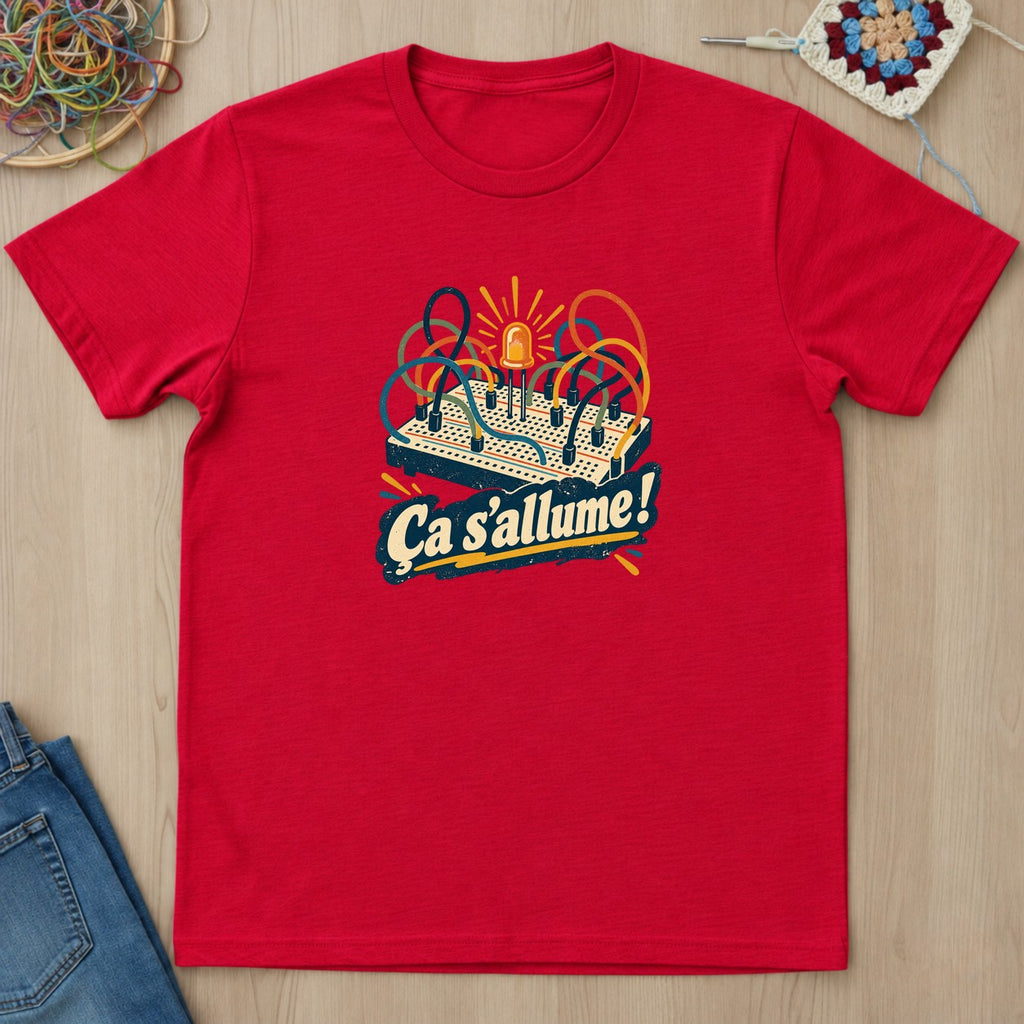 T-shirt mockup — Red
