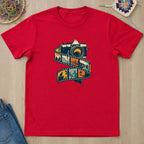 T-shirt mockup — Red