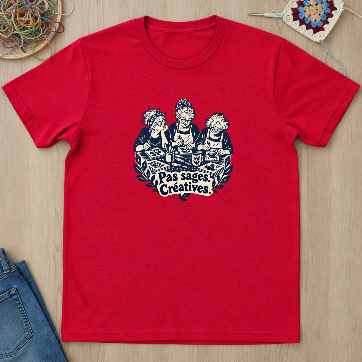 T-shirt mockup — Red