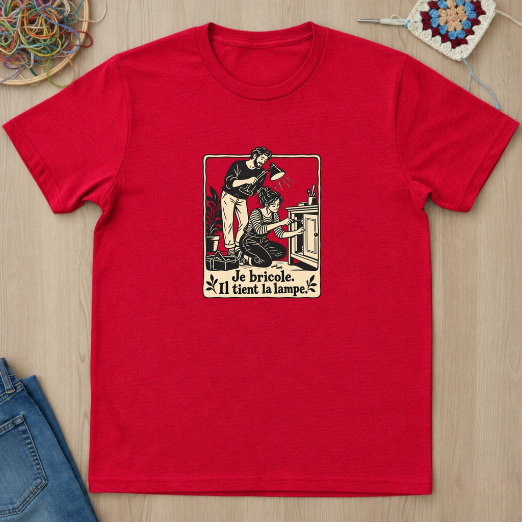 T-shirt mockup — Red