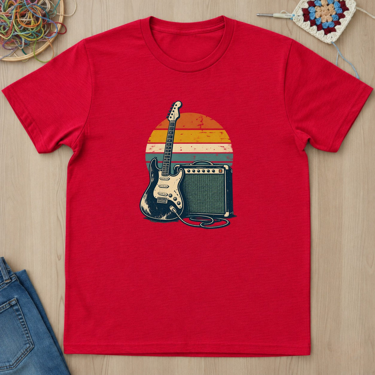 T-shirt mockup — Red