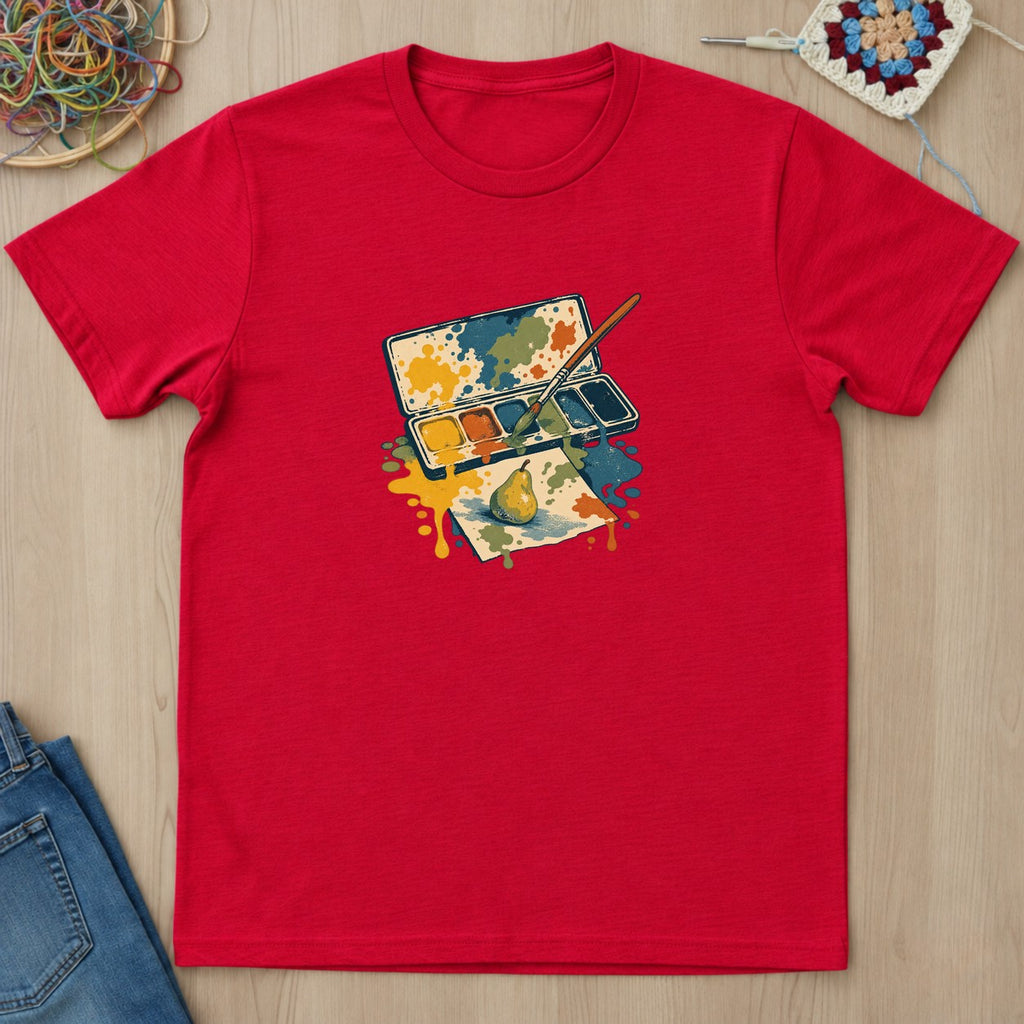 T-shirt mockup — Red