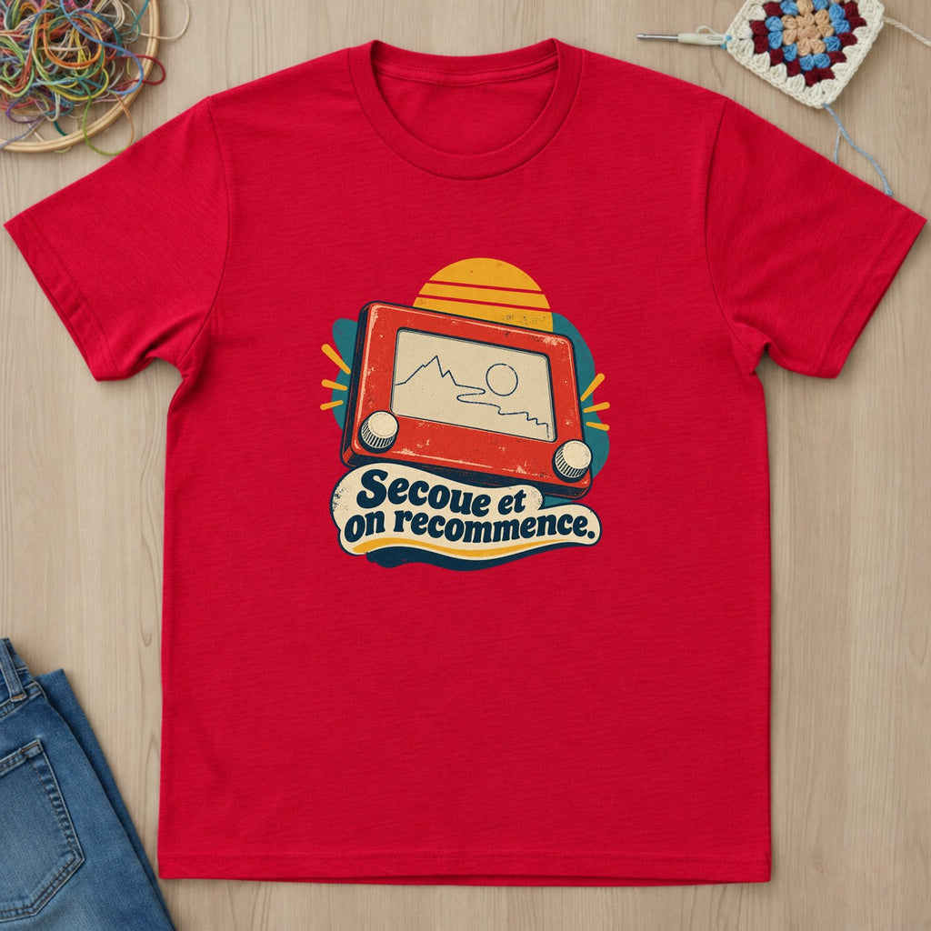 T-shirt mockup — Red