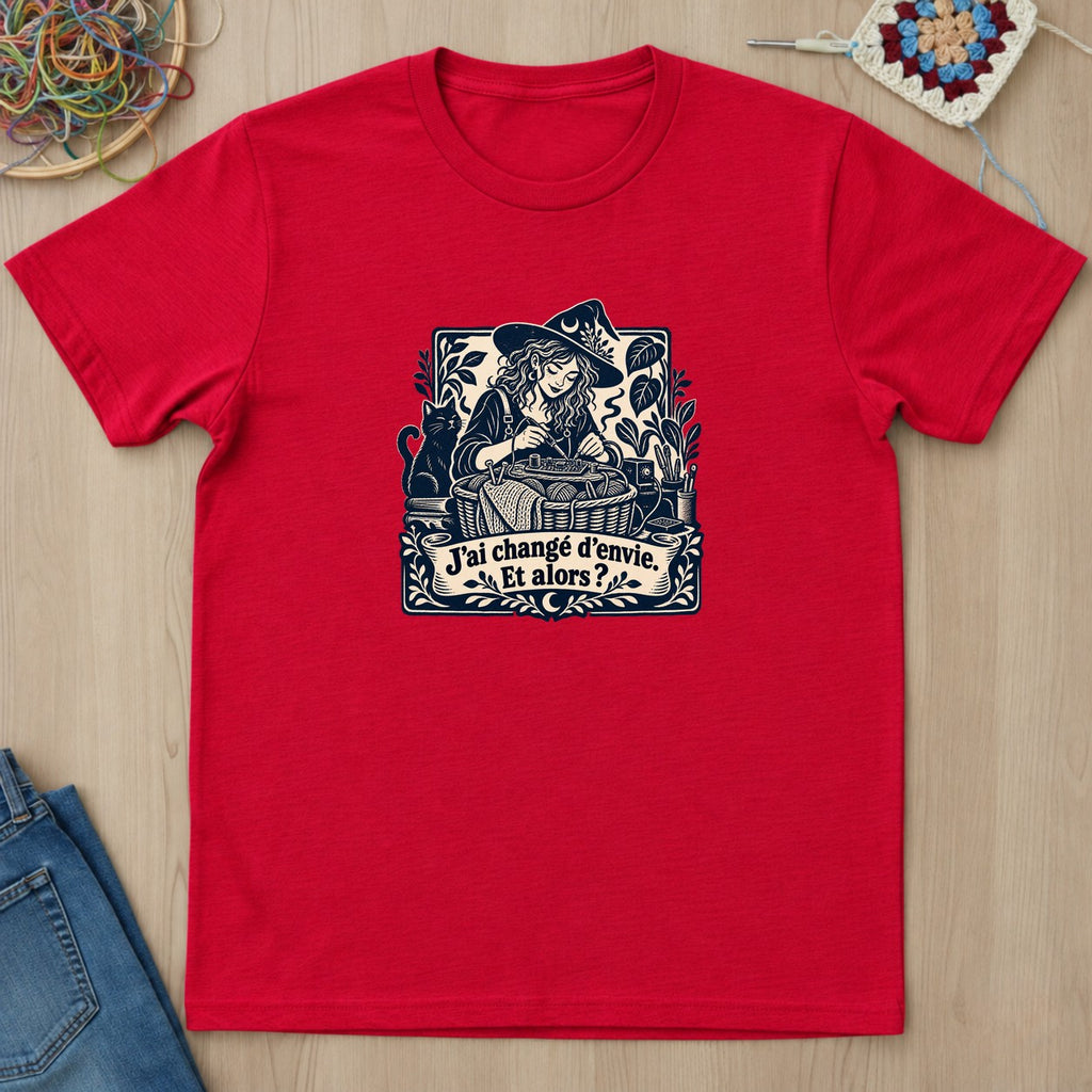 T-shirt mockup — Red