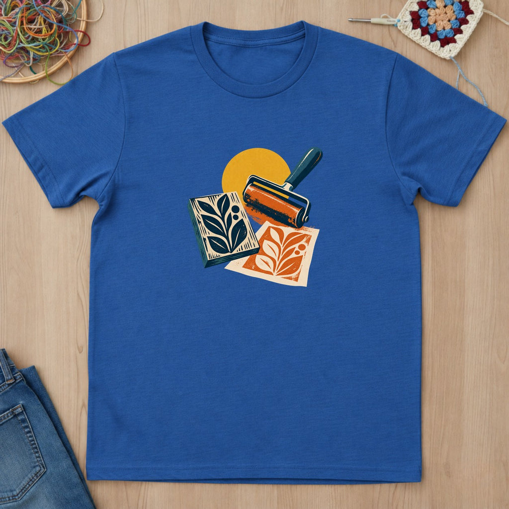 T-shirt mockup — Royal