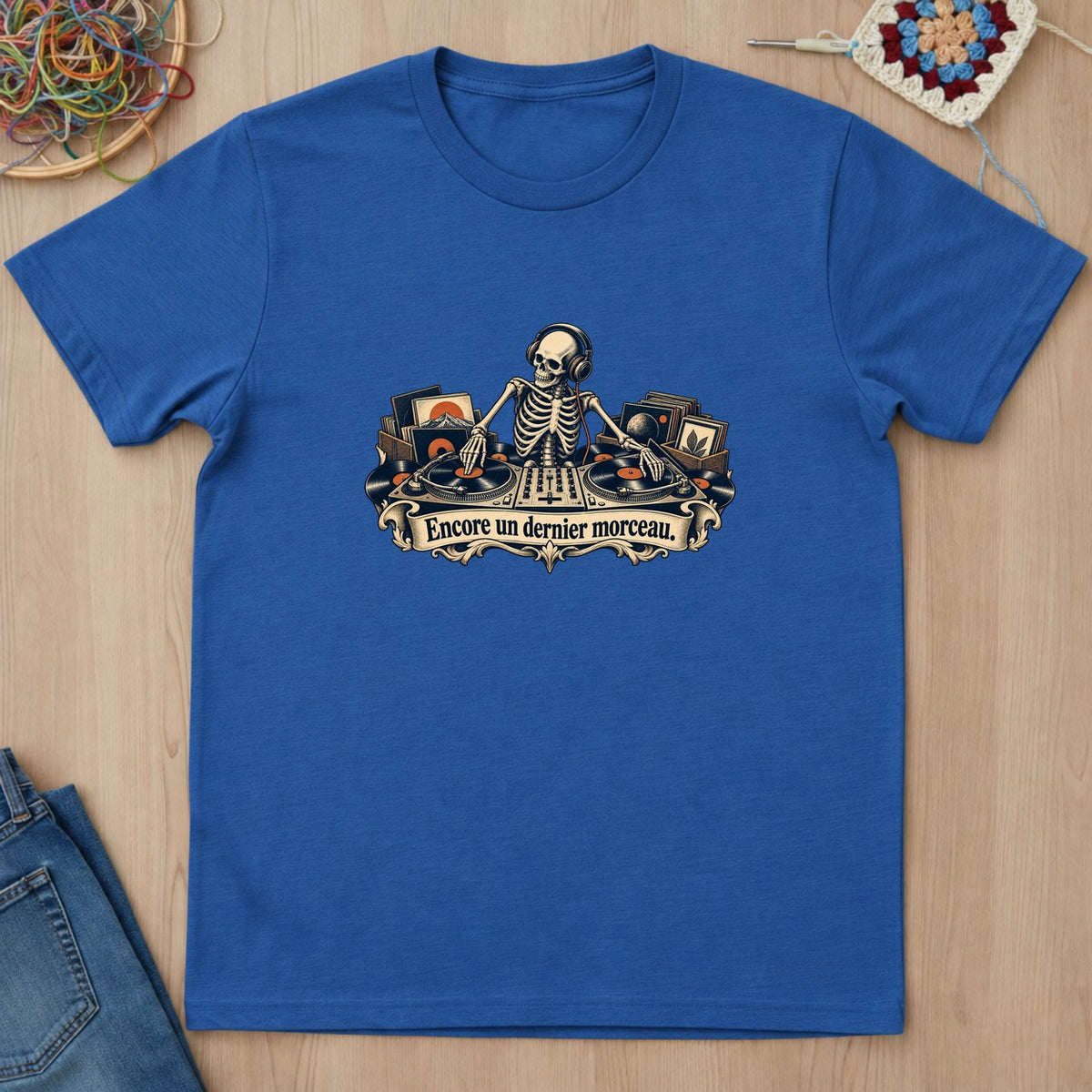 T-shirt mockup — Royal