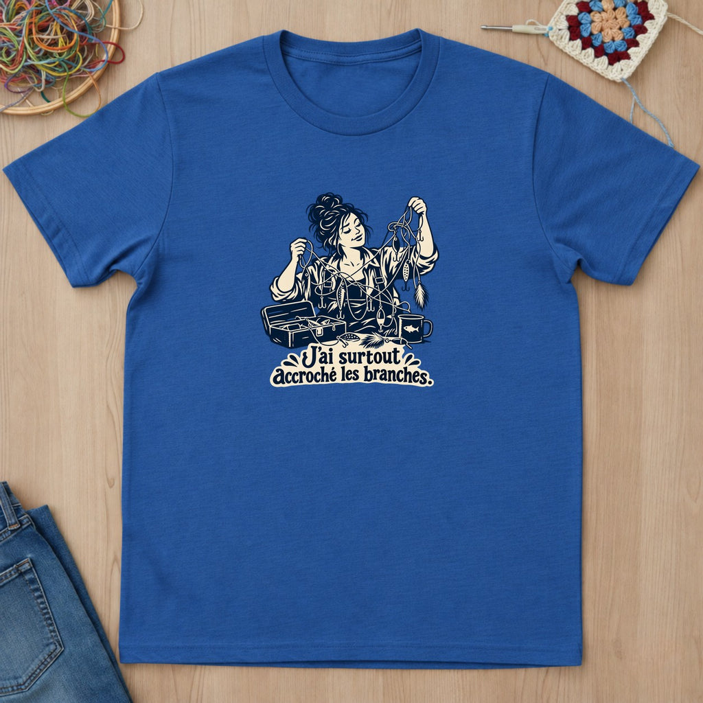T-shirt mockup — Royal