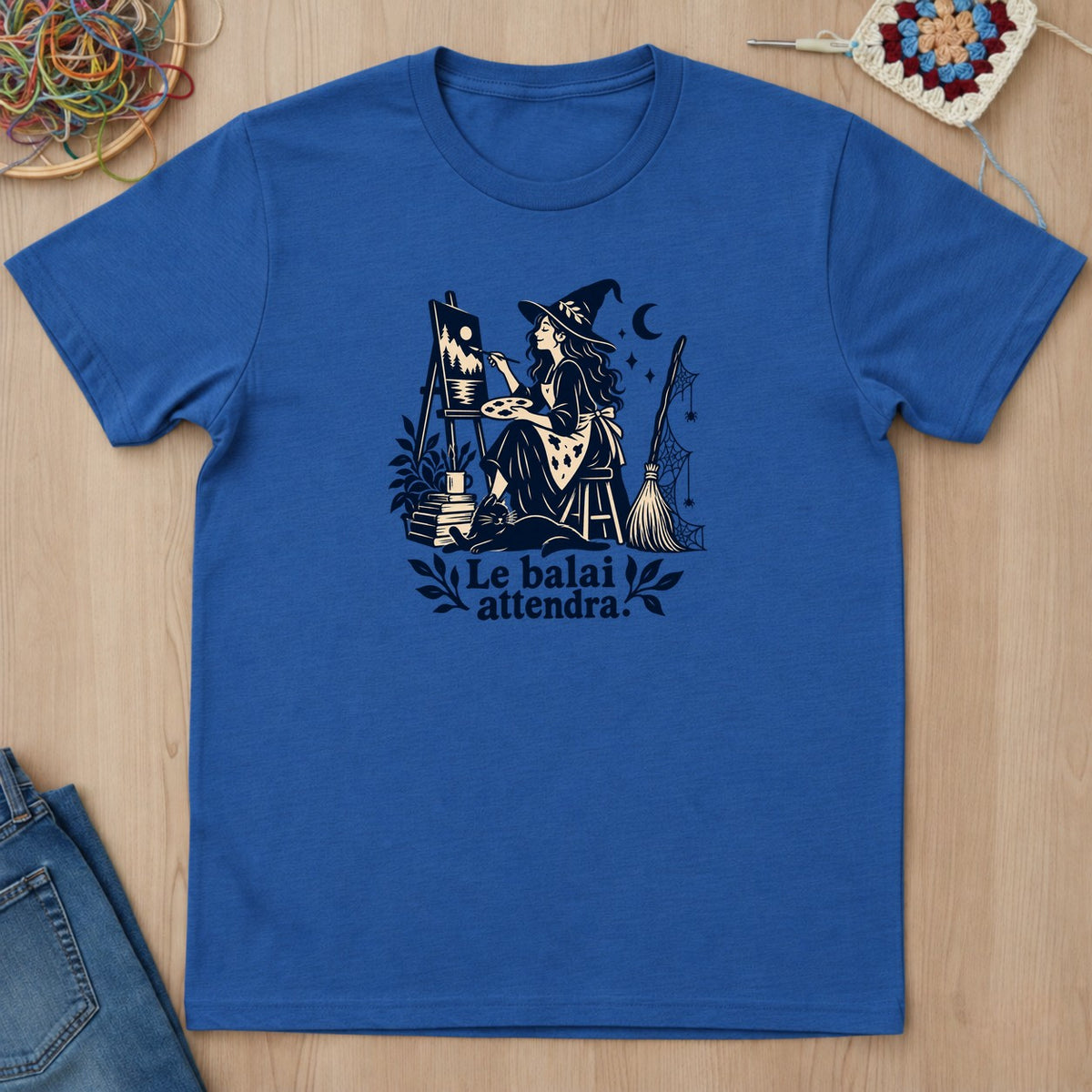 T-shirt mockup — Royal