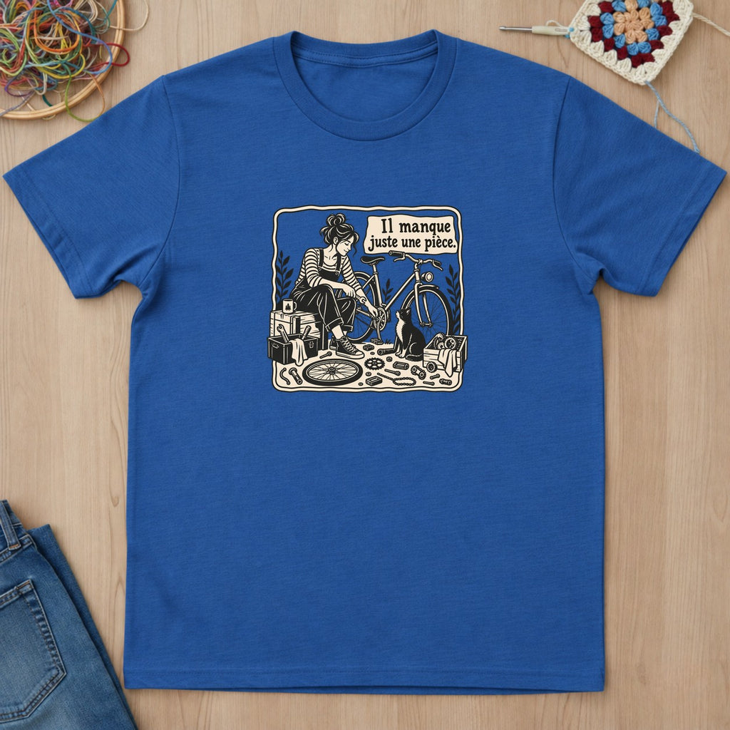 T-shirt mockup — Royal