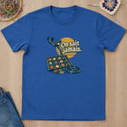 T-shirt mockup — Royal