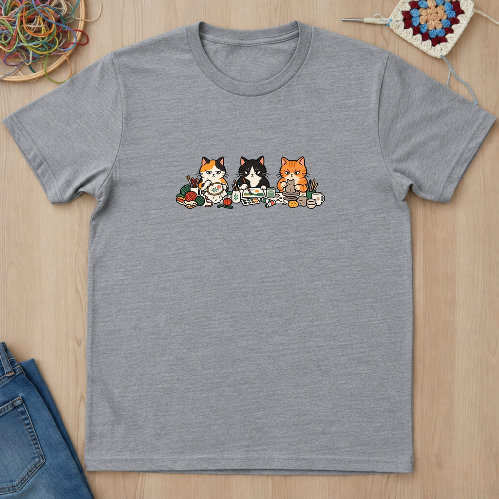 T-shirt mockup — Sport Grey