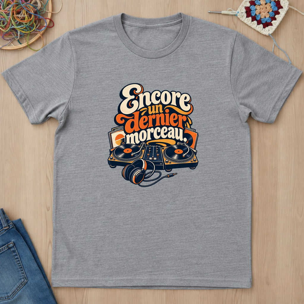 T-shirt mockup — Sport Grey