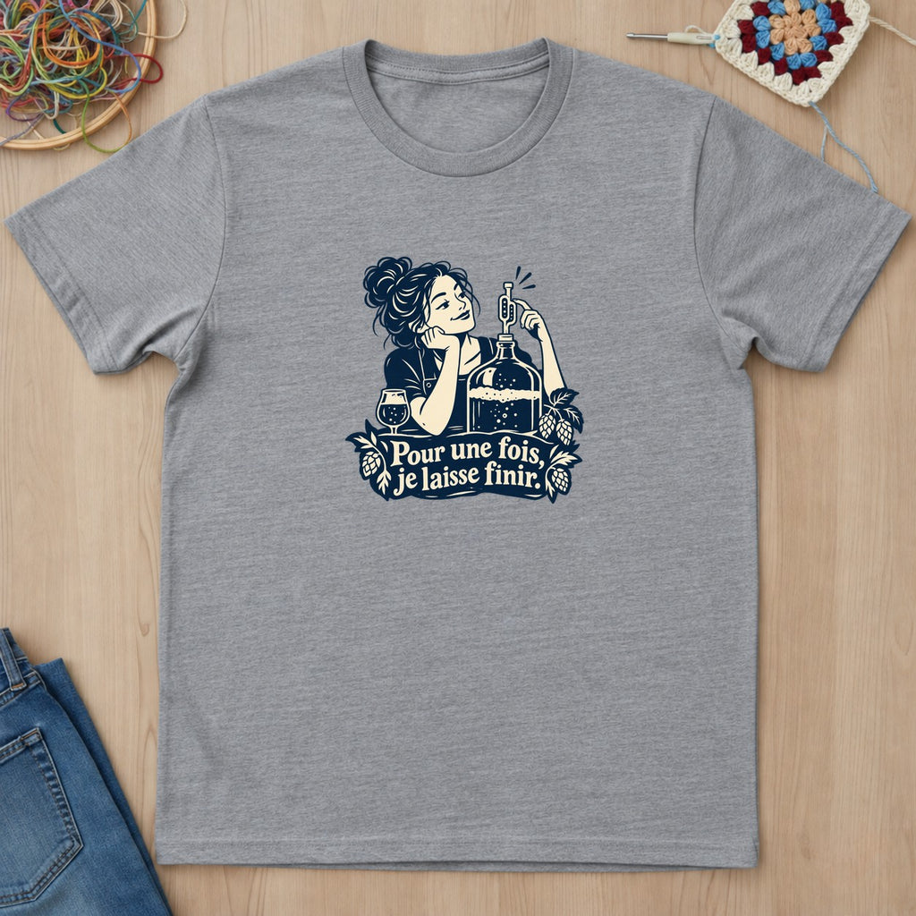 T-shirt mockup — Sport Grey