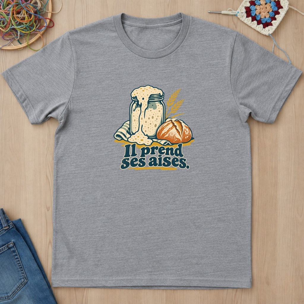 T-shirt mockup — Sport Grey