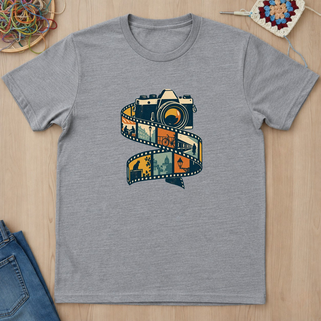 T-shirt mockup — Sport Grey