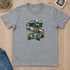 T-shirt mockup — Sport Grey