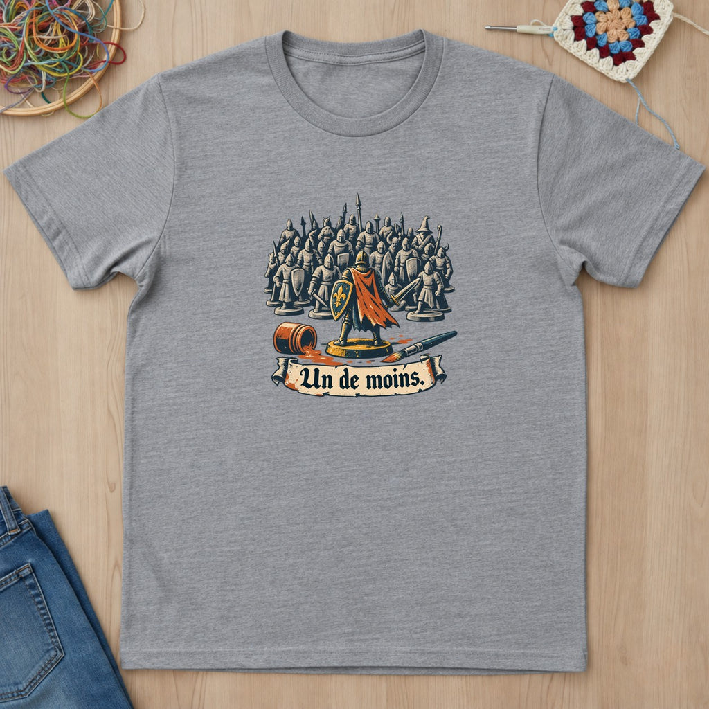T-shirt mockup — Sport Grey