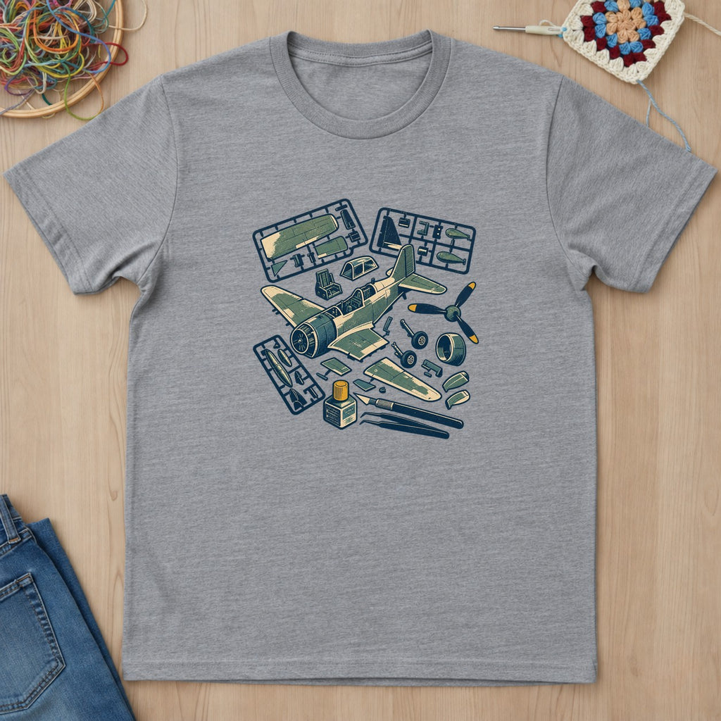 T-shirt mockup — Sport Grey